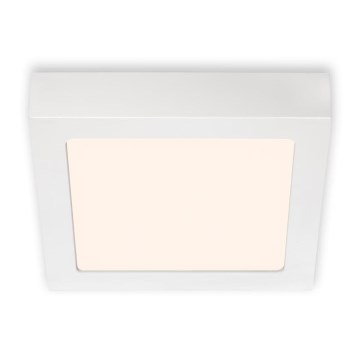 Briloner 7123-016 - Plafoniera a LED FIRE, 12W, 230V, 3000K, 17x17 cm, bianco