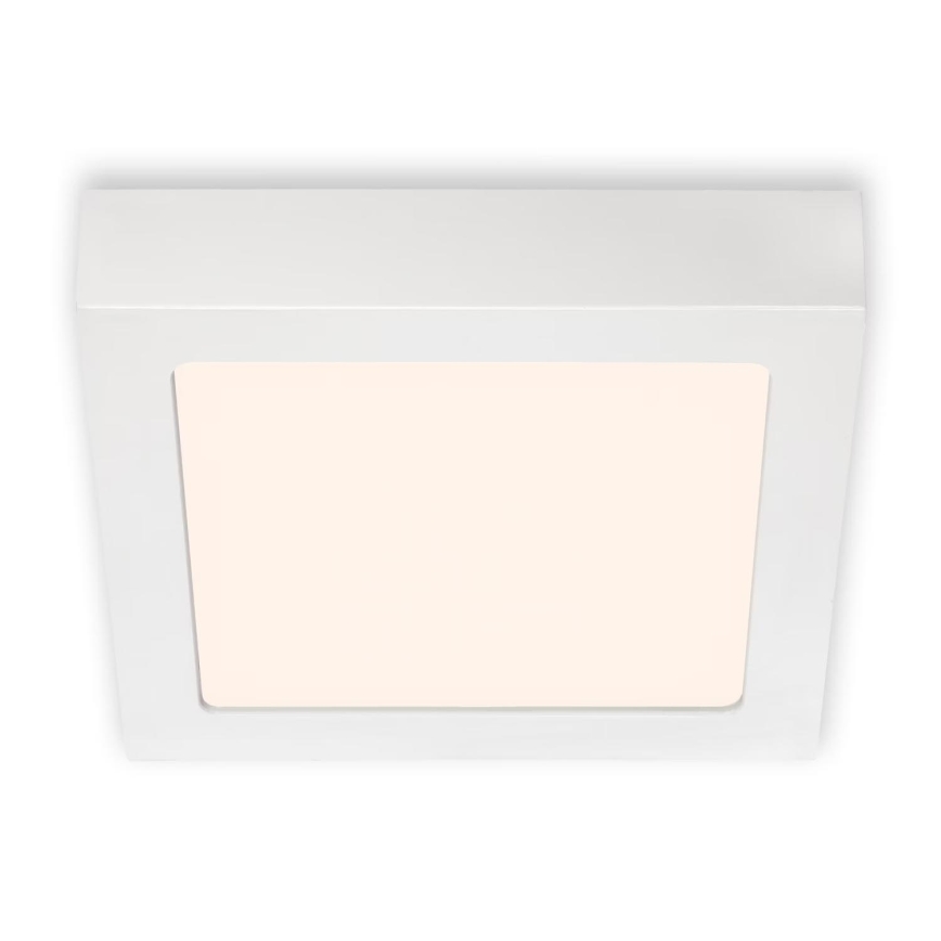 Briloner 7123-016 - Plafoniera a LED FIRE, 12W, 230V, 3000K, 17x17 cm, bianco