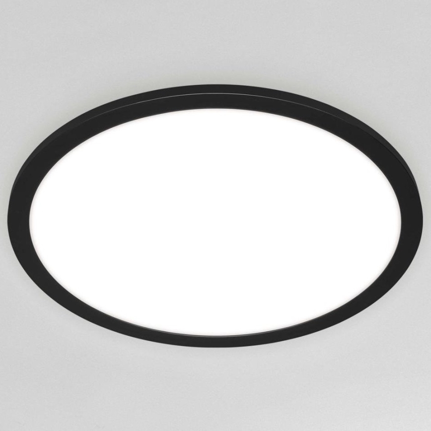 Briloner 7168-015 - Plafoniera LED dimmerabile PIATTO LED/22W/230V 3000-6500K diametro 40 cm nero + telecomando