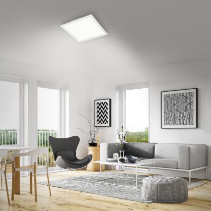 Briloner 7179-016 - Plafoniera LED dimmerabile PIATTO LED/24W/230V 3000-6500K + telecomando