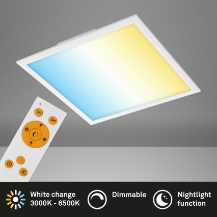 Briloner 7179-016 - Plafoniera LED dimmerabile PIATTO LED/24W/230V 3000-6500K + telecomando
