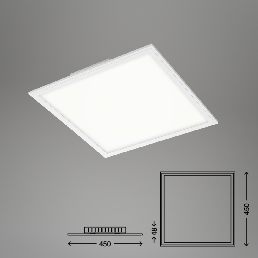 Briloner 7179-016 - Plafoniera LED dimmerabile PIATTO LED/24W/230V 3000-6500K + telecomando