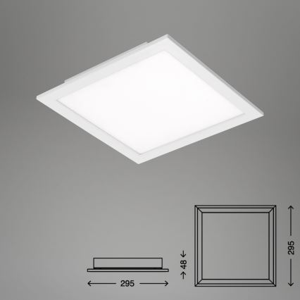 Briloner 7194-016 - Plafoniera LED dimmerabile SIMPLE LED/18W/230V 3000-6500K + telecomando