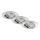 Briloner 7209-038 - SET 3x Lampada LED da incasso per bagni LED/5W/230V IP23