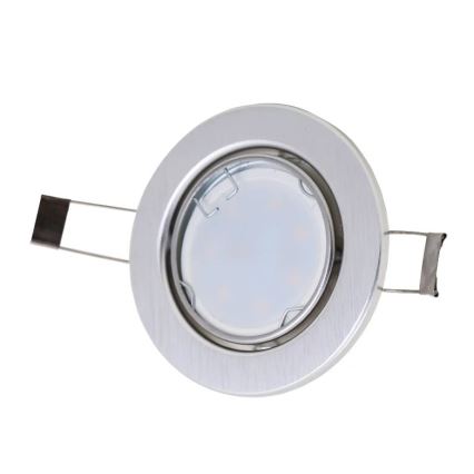 Briloner 7221-039 - SET 3x Lampada LED da incasso per bagni 1xGU10/3W/230V IP23 argento