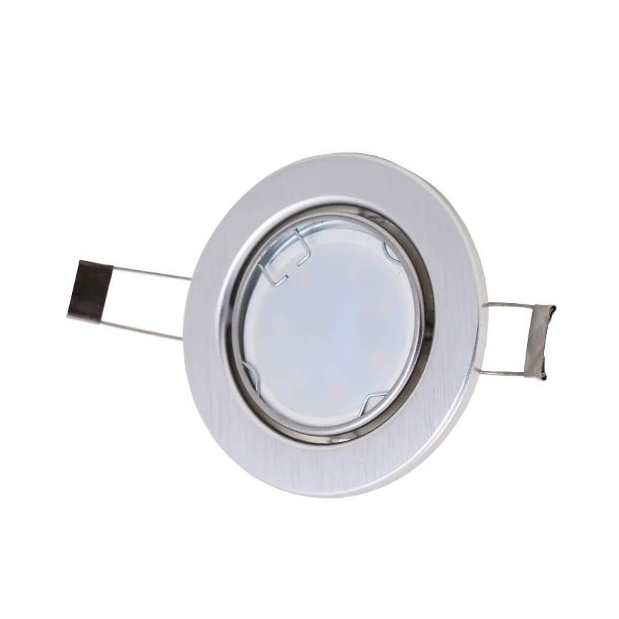 Briloner 7221-039 - SET 3x Lampada LED da incasso per bagni 1xGU10/3W/230V IP23 argento