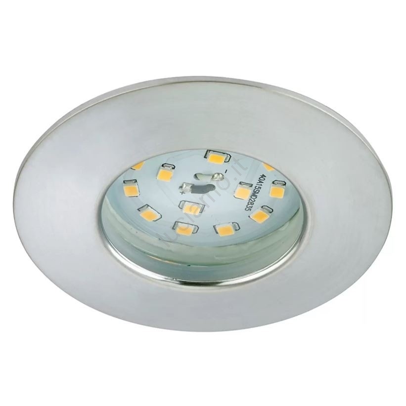 BRILONER Faretto Da Incasso LED 4,9W – Temperatura Colore Regolabile 2700K-6500K – IP44 Adatto A Bagno E Cucina – Colore Nickel Opaco