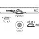 Briloner 7231-019 - Luce da incasso LED da bagno dimmerabile LED/5,5W/230V IP44