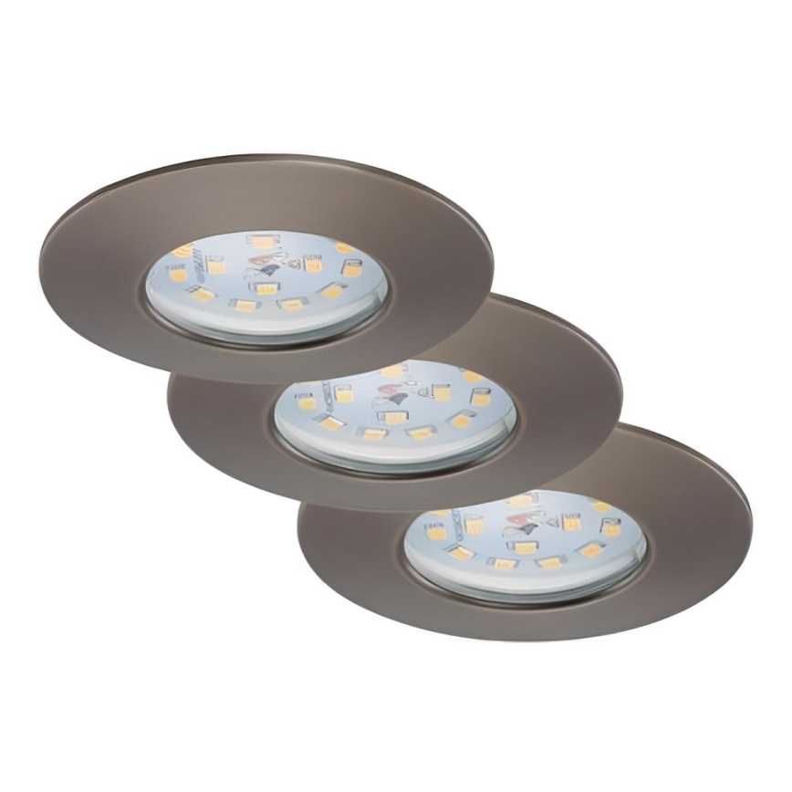 Briloner 7231-031- SET 3x Luce da incasso LED da bagno dimmerabile LED/5,5W/230V IP44