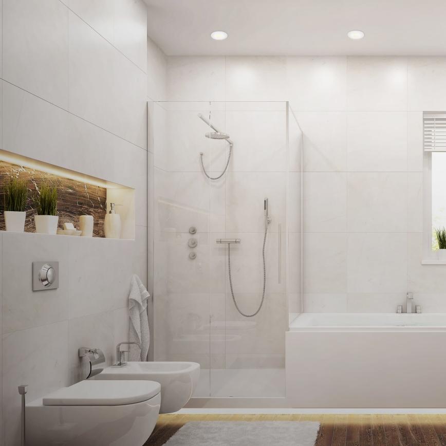 Briloner 7231-036 - SET 3x Luce da incasso LED da bagno dimmerabile LED/5,5W/230V IP44