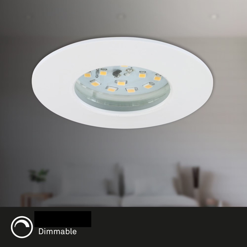 Briloner 7231-036 - SET 3x Luce da incasso LED da bagno dimmerabile LED/5,5W/230V IP44