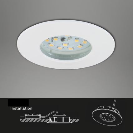 Briloner 7231-036 - SET 3x Luce da incasso LED da bagno dimmerabile LED/5,5W/230V IP44