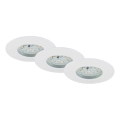 Briloner 7231-036 - SET 3x Luce da incasso LED da bagno dimmerabile LED/5,5W/230V IP44
