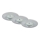 Briloner 7231-039 - SET DI 3 Plafoniere da incasso dimmerabili per bagno LED/5,5W/230V IP44
