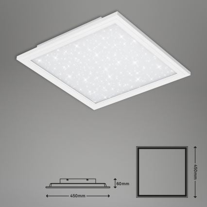 Briloner 7302-016 - Plafoniera LED dimmerabile STARRY SKY LED/23W/230V 3000-6000K + telecomando