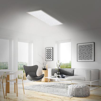 Briloner 7304-016 - Plafoniera LED dimmerabile STARRY SKY LED/36W/230V 3000-6000K + telecomando