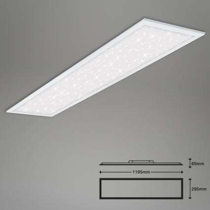 Briloner 7304-016 - Plafoniera LED dimmerabile STARRY SKY LED/36W/230V 3000-6000K + telecomando
