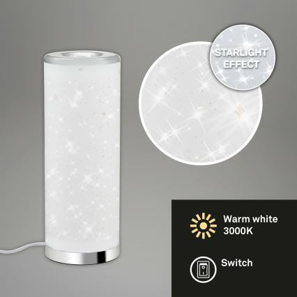 Briloner 7332-018 - Lampada da tavolo LED STARRY SKY 1xGU10/5W/230V bianco