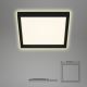 Briloner 7362-015 - Plafoniera LED CADRE LED/18W/230V 29,6x29,6 cm nera