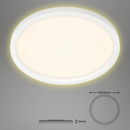 Briloner 7363-016 - Plafoniera LED CADRE LED/22W/230V d. 42,5 cm bianca