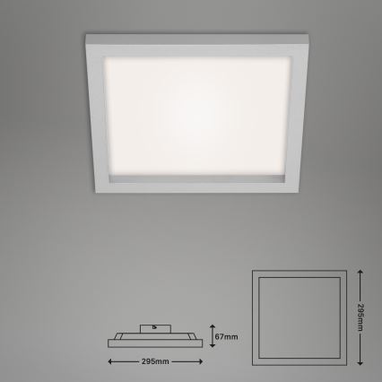 Briloner 7370-014 - Plafoniera LED dimmerabile LED/18W/230V 3000-6500K + telecomando