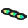 Briloner 7373-035 - SET 3x LED RGB Lampada da incasso dimmerabile LED/4,9W/230V Wi-Fi Tuya + telecomando
