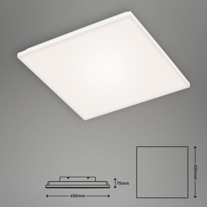 Briloner 7376-116 - Plafoniera LED FRAMELESS LED/24W/230V