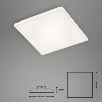 Briloner 7378-016 - Pannello LED dimmerabile LED/12W/230V 3000/4000/6500K + telecomando