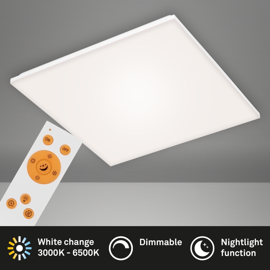 Briloner 7378216 - Pannello LED dimmerabile LED/38W/230V 3000-6500K + telecomando