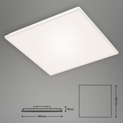 Briloner 7378216 - Pannello LED dimmerabile LED/38W/230V 3000-6500K + telecomando