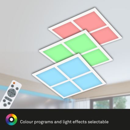 Briloner 7387-016 - Plafoniera LED RGB dimmerabile LED/24W/230V 3000-6500K + telecomando