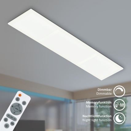 Briloner 7388-016 - Plafoniera dimmerabile RGBW LED/24W/230V 3000-6500K + telecomando