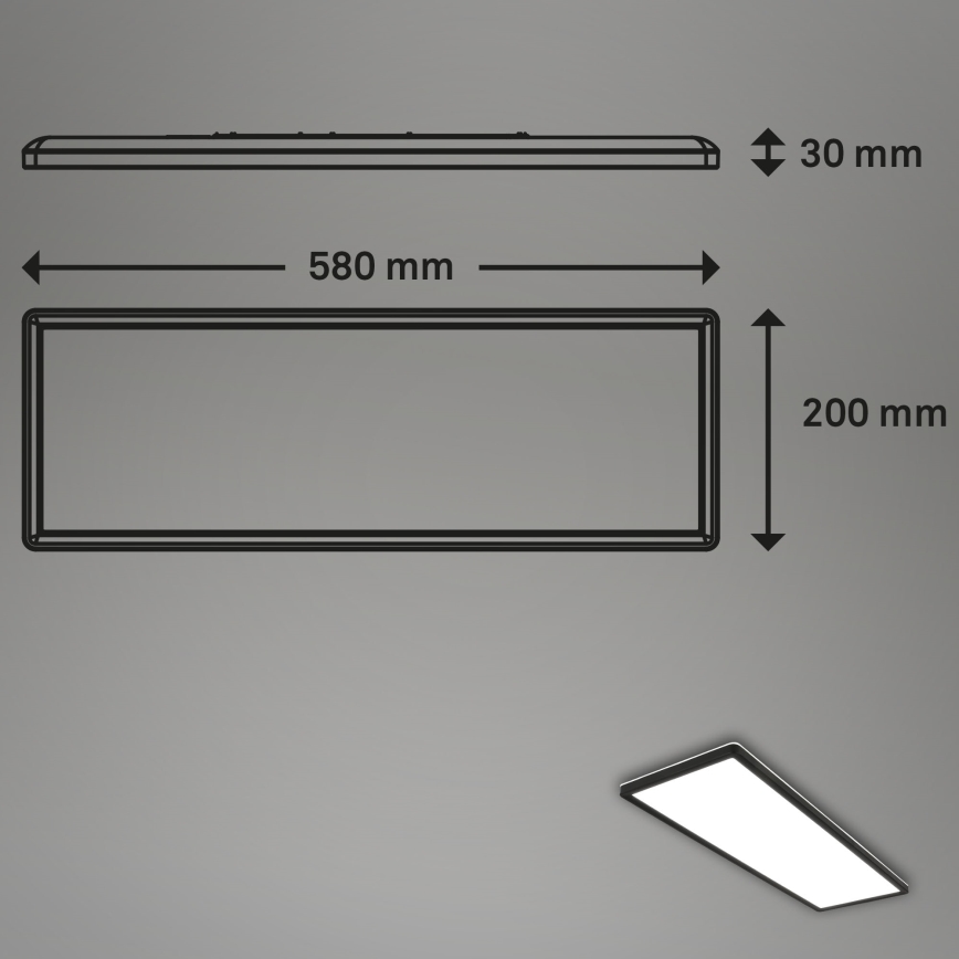 Briloner 7402-415 - Plafoniera LED SLIM LED/22W/230V