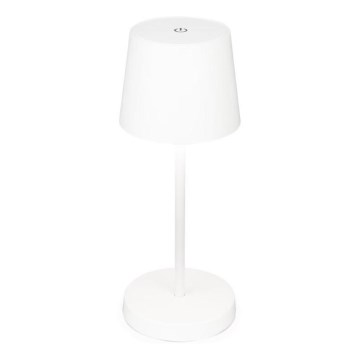 Briloner 7423016 - LED Dimmerabile ricaricabile per esterni lampada da tavolo LED/2,6W/5V 2000mAh IP44 bianco