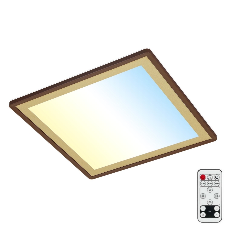 Briloner 7459-417 - Plafoniera LED dimmerabile DECO LED/24W/230V 2700-6500K + telecomando