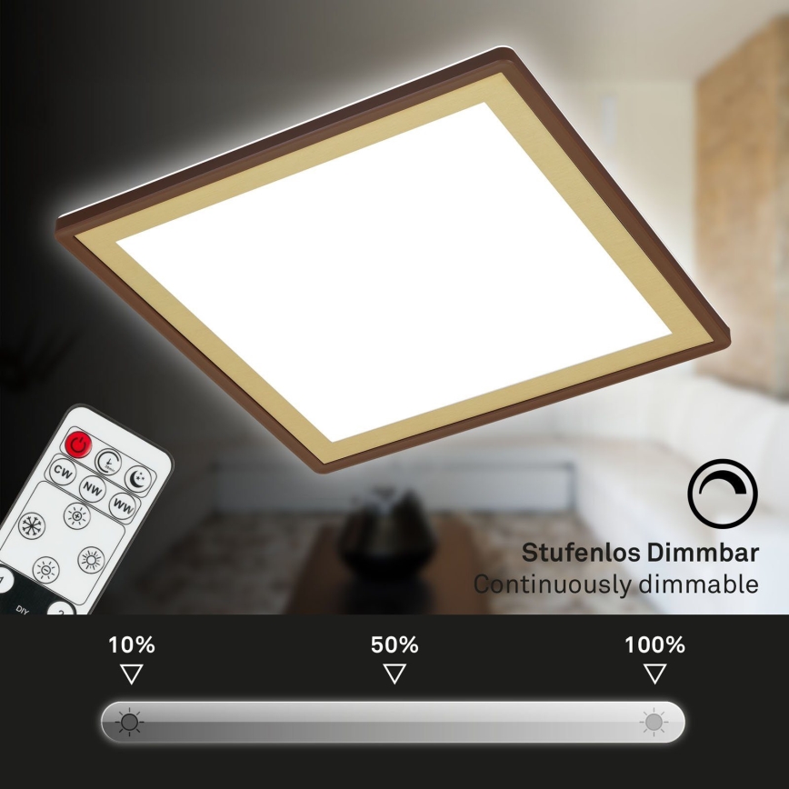 Briloner 7459-417 - Plafoniera LED dimmerabile DECO LED/24W/230V 2700-6500K + telecomando
