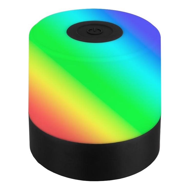 Briloner 7462015 - Lampada da tavolo a LED RGB ricaricabile per esterni LED/1,5W/5V IP44 nero