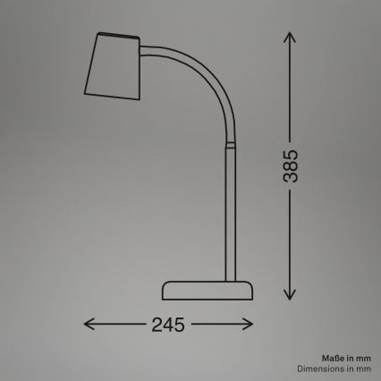 Briloner 7476-011 - Lampada da tavolo SKRIVA 1xGU10/9W/230V beige