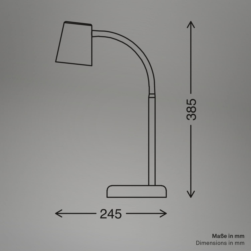 Briloner 7476-011 - Lampada da tavolo SKRIVA 1xGU10/9W/230V beige