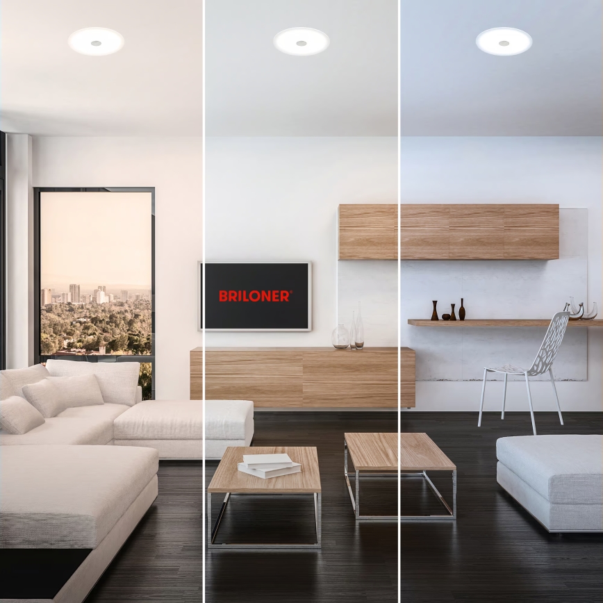 Briloner 7482019 - Plafoniera LED per controsoffitto da bagno LED/14W/230V 3000/4000/6500K IP44 bianco