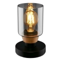 Briloner 7486015 - Lampada da tavolo 1xE27/10W/230V nero