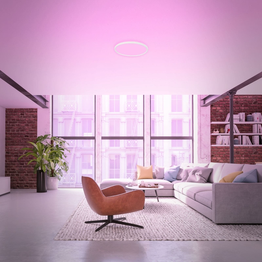 Briloner 7494016 - Lampada da soffitto dimmerabile LED RGBW SMART LED/22W/230V 4000K Ø 42 cm Wi-Fi Tuya + telecomando