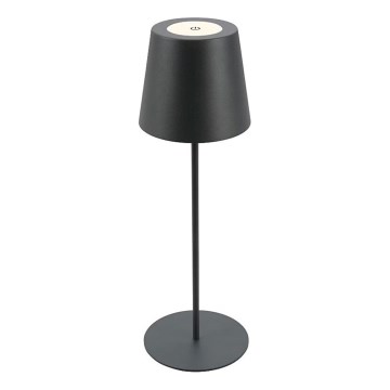 Briloner 7508015 - LED Dimmerabile ricaricabile per esterni lampada da tavolo 2in1 LED/2,5W/5V IP44 antracite