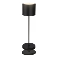 Briloner 7521015 - Lampada da tavolo LED ricaricabile dimmerabile per esterni SIGO LED/2,5W/5V IP44 2600 mAh nera