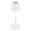 Briloner 7559016 - Lampada da tavolo ricaricabile dimmerabile per esterni LED RGB COLORIS LED/3,5W/5V IP44 2000 mAh Wi-Fi Tuya