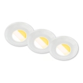Briloner 7588036 - Set da 3 faretti LED da incasso per bagno KLIRA LED/4,9W/230V 2500/3000/4000K IP44 bianco