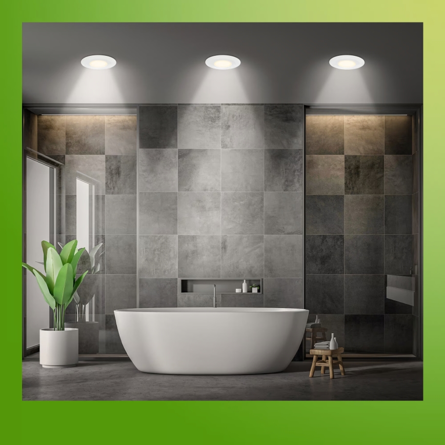 Briloner 7589036 - SET 3x faretti LED dimmerabili da incasso per bagno KLIRA LED/4,9W/230V 2500/3000/4000K IP44 bianco