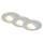 Briloner 7598032 - SET 3x Lampada LED da incasso per bagni LED/4,9W/230V IP44 2700/4000/6500K cromo opaco