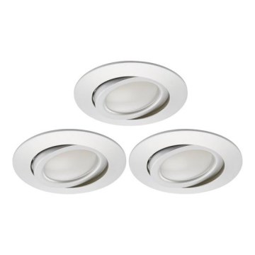 Briloner 8309-039 - SET 3x Luce da incasso LED da bagno dimmerabile LED/5W/230V IP23