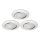 Briloner 8309-039 - SET 3x Luce da incasso LED da bagno dimmerabile LED/5W/230V IP23